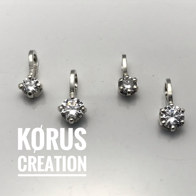 Pendentif Oxyde de zirconium 