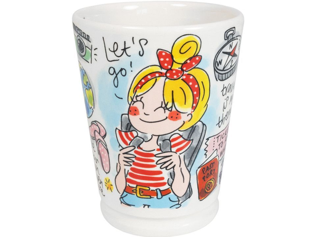 Blond Amsterdam XL Beker Love to Travel