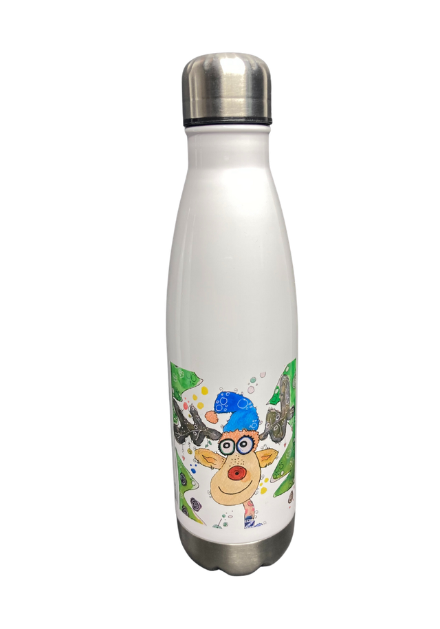 Thermosflasche "Rentierkopf"
