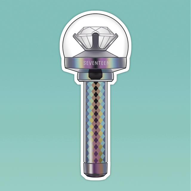 Seventeen Lightstick Sticker
