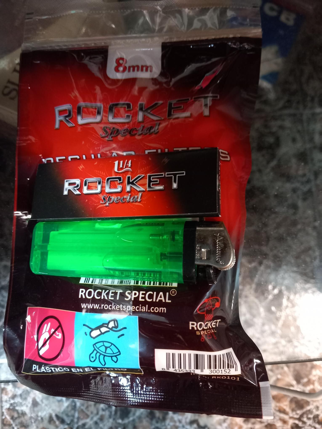 Filtros rocket 8mm mecher+papel