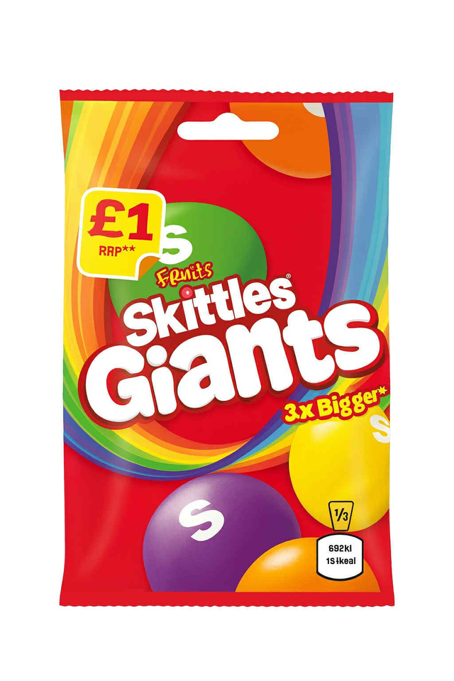 Skittles Giants Fruits 116g
