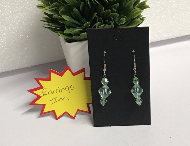 Green Dangling Earrings - GDE96