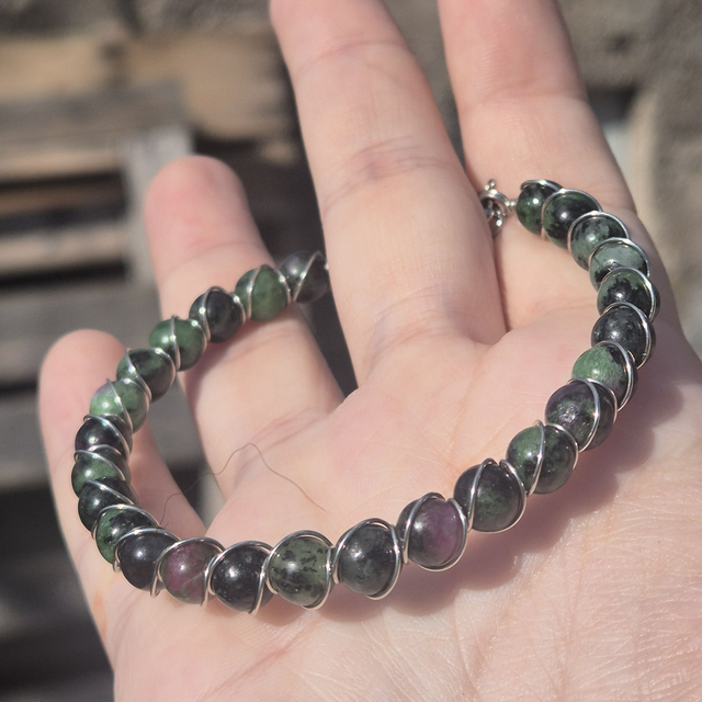Rubis Zoïsite - Bracelet 