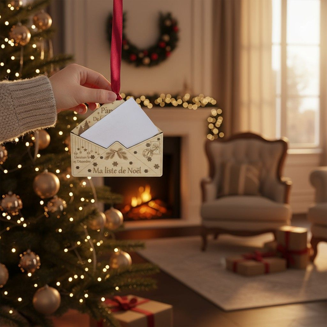 Liste de cadeaux de Noël personnalisée pour enfants, lettre au Père Noël - Papa Noël