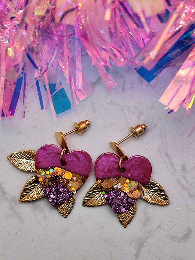 Boucles d&#039;oreilles Cupidon taille S