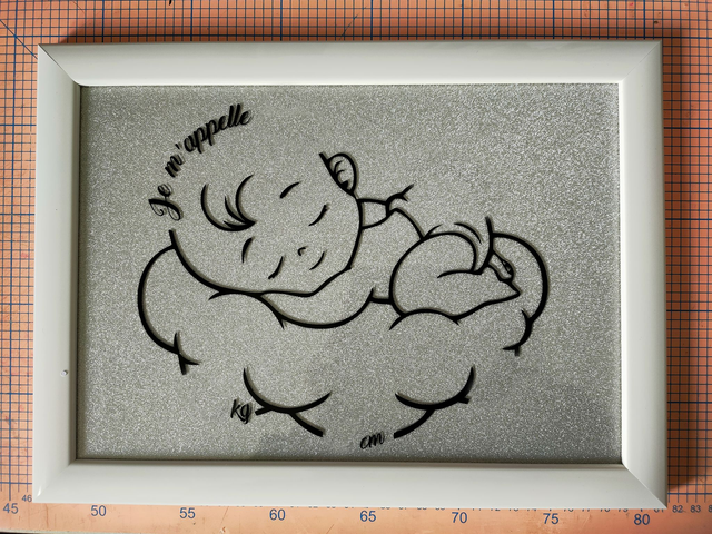 Cadre de naissance à personnaliser (sur commande)