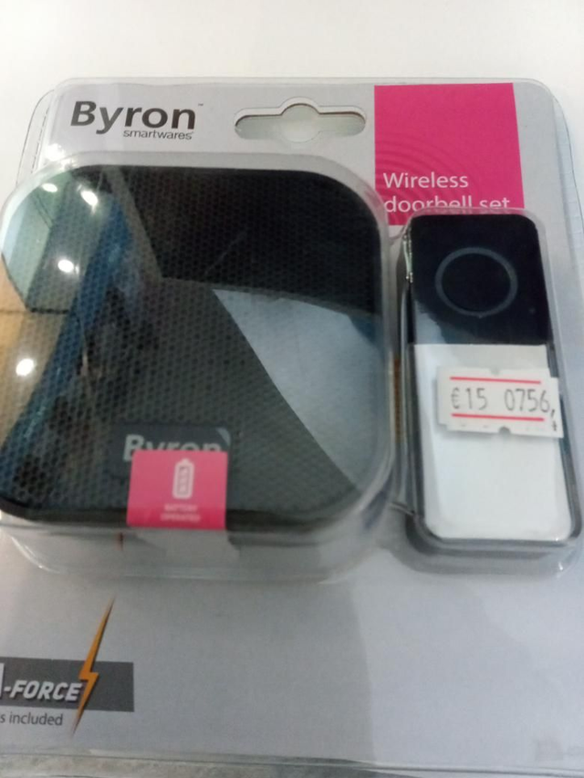 *0756- Byron wireless doorbell set