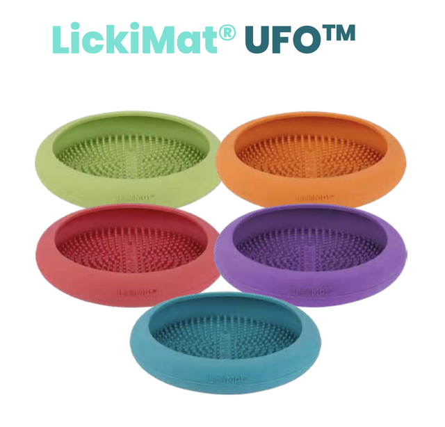 LickiMat 'UFO' - Schlecknapf mit Saugnäpfen