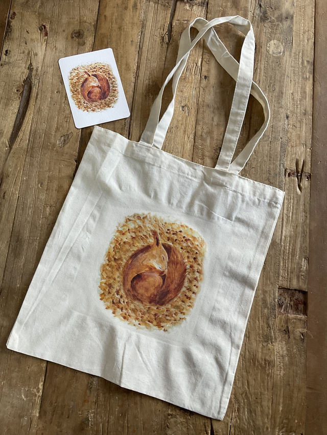 Tote Bag « Sommeil de l’écureuil »