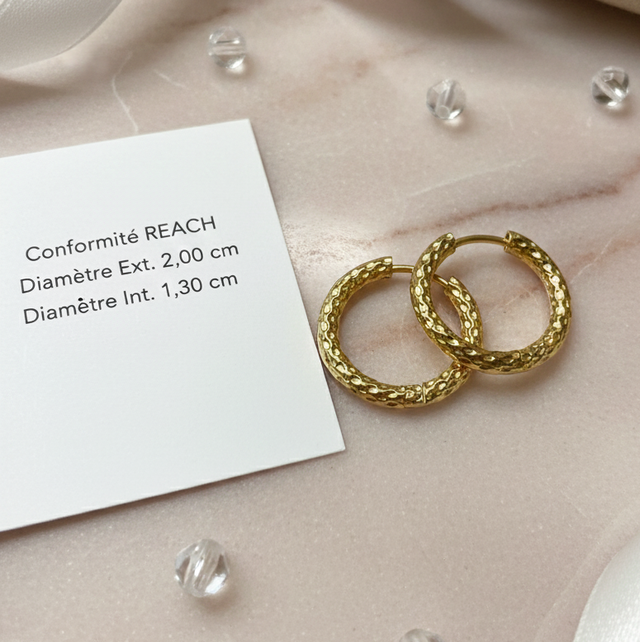 Créoles Les Bases Sûres (20mm) - Spécial Pampilles.