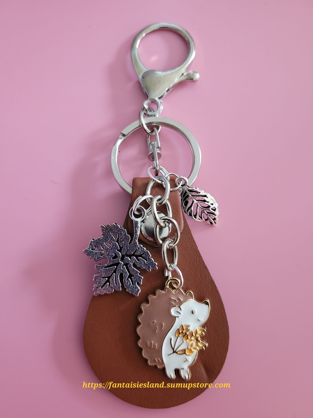 Bijou de sac argenté Automne