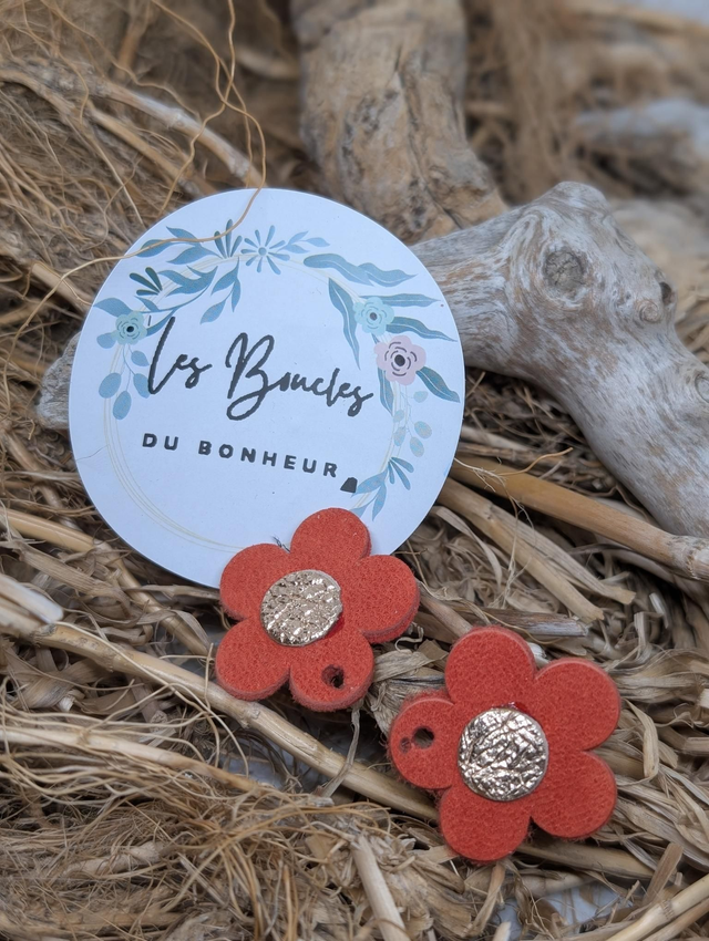 Pampilles marguerite orange pam024