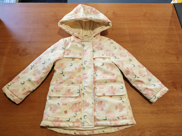 Imperméable chaud en 3 ans