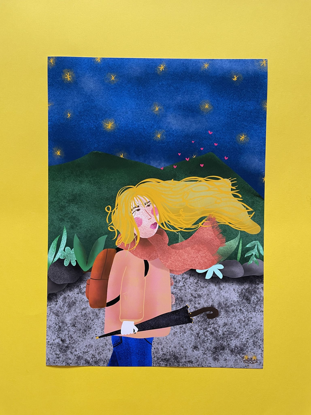 Tirage A4 - Love in the air