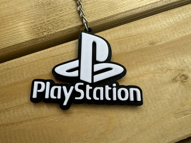Playstation Keychain