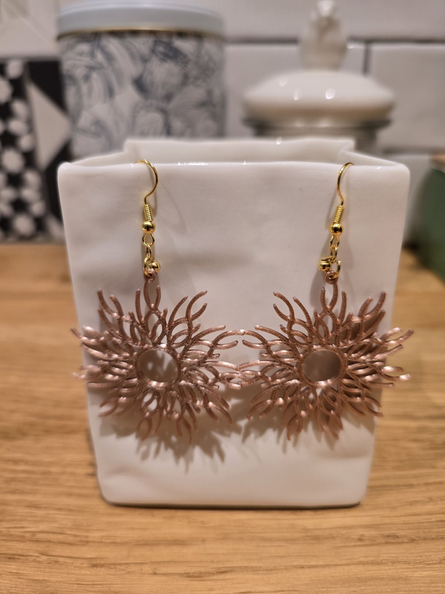 Boucles d'oreilles "Orga Nova" – L’audace légère de l’organique