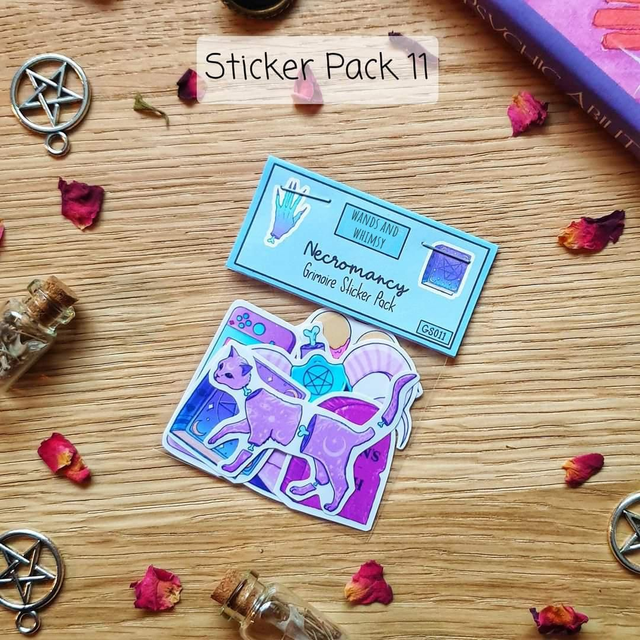 Grimoire Sticker Pack - Necromancy