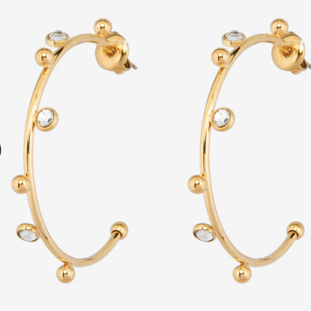 Créoles avec brillants