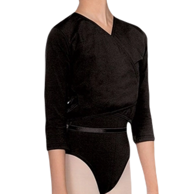 1st position cotton wrap cardigan 