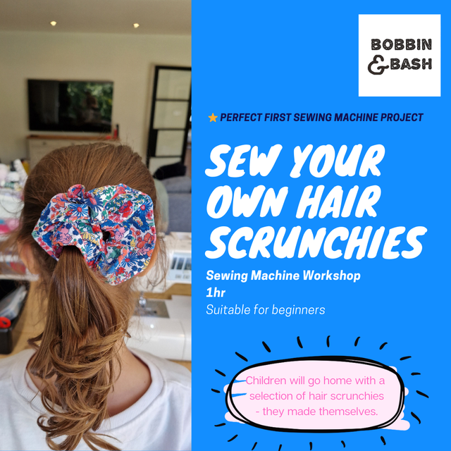 Make your own scrunchies kids workshop