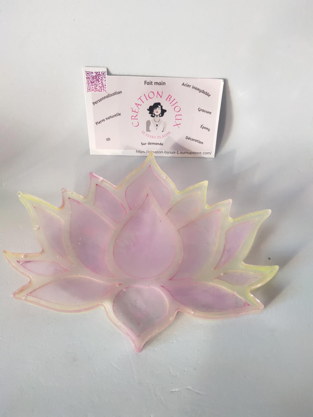 Lotus,Vide poche ou pose  bijoux 