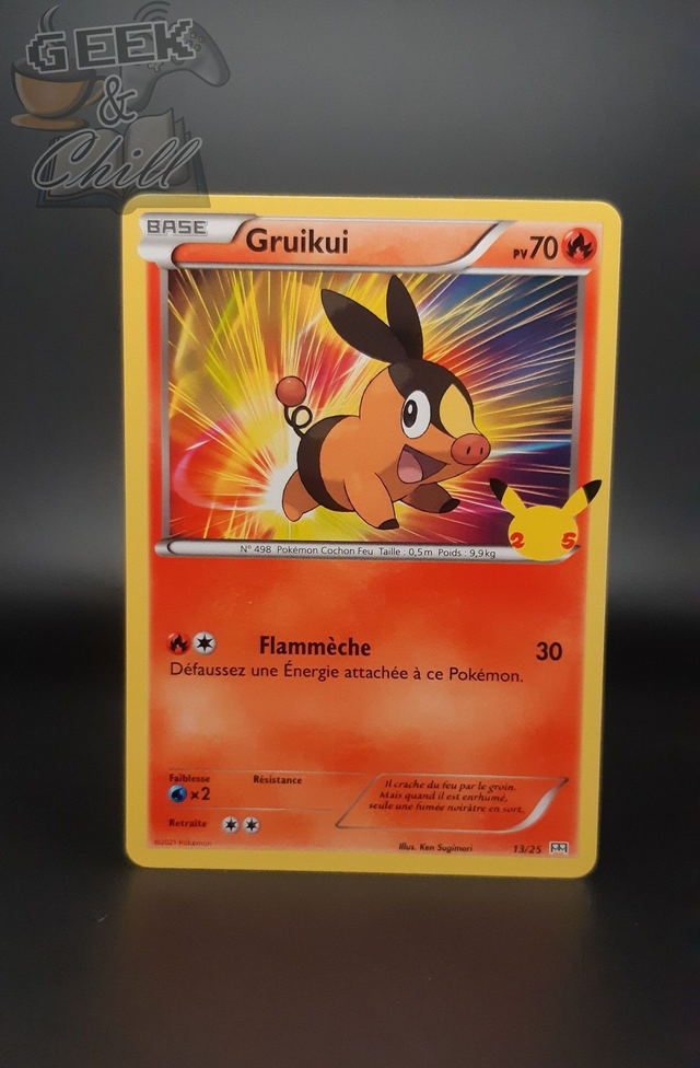 Carte Pokémon - 25th Anniversaire - Promo McDo 2021 - Gruikui