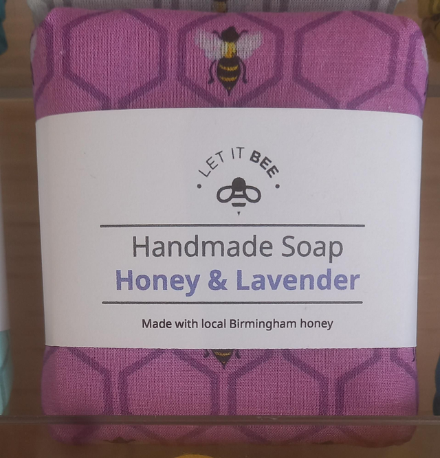Honey &amp; Lavender Soap - Let it Bee