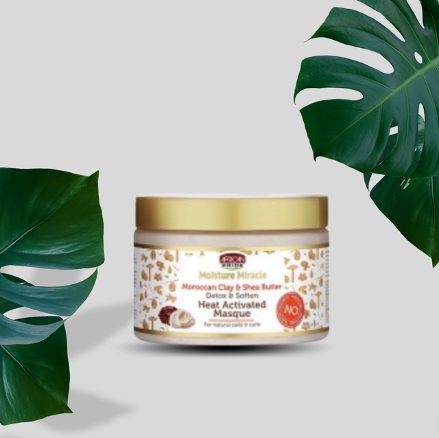 AFRICAN PRIDE MOISTURE MIRACLE – HEAT ACTIVATED MASQUE 12 OZ