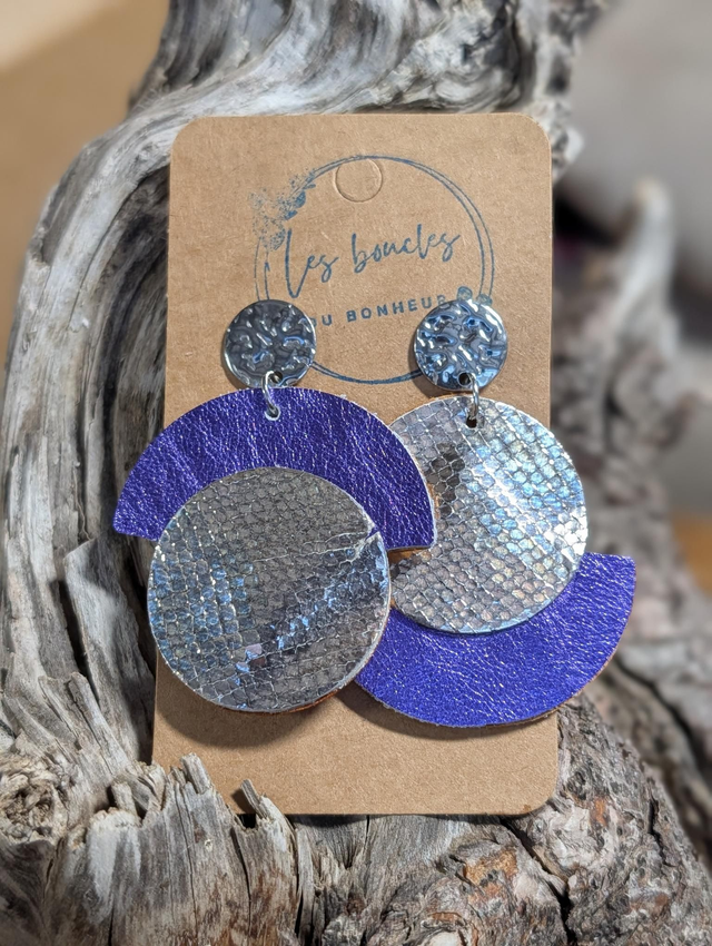 Boucles d'oreilles Collection Asymétrique as023
