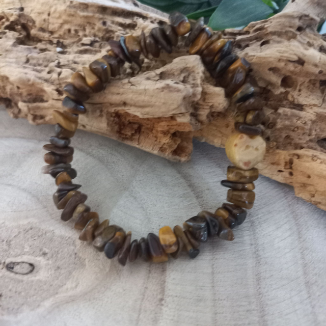 Bracelet en Œil de tigre 