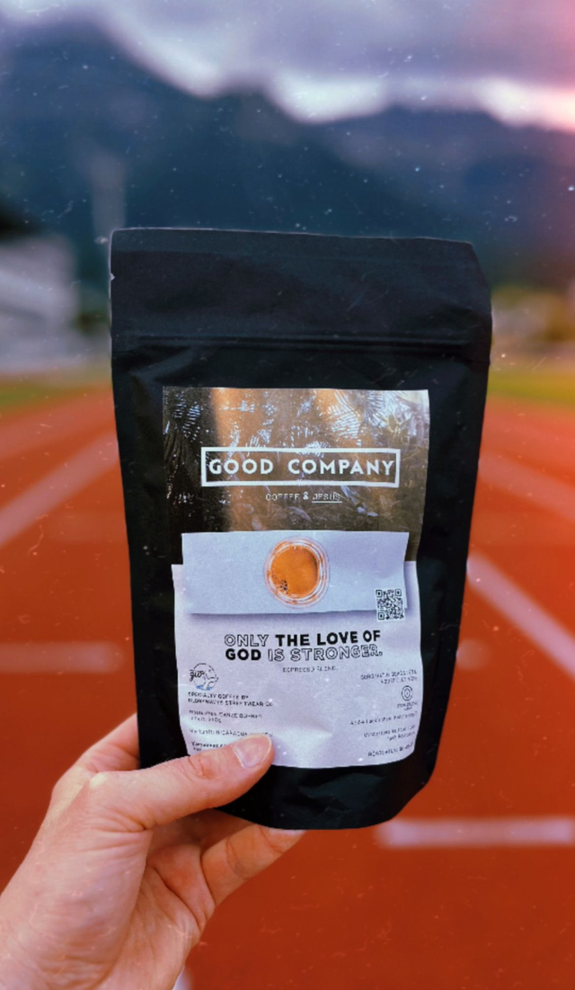 GOOD COMPANY COFFEE - ONLY THE LOVE OF GOD IS STRONGER - ESPRESSO BLEND