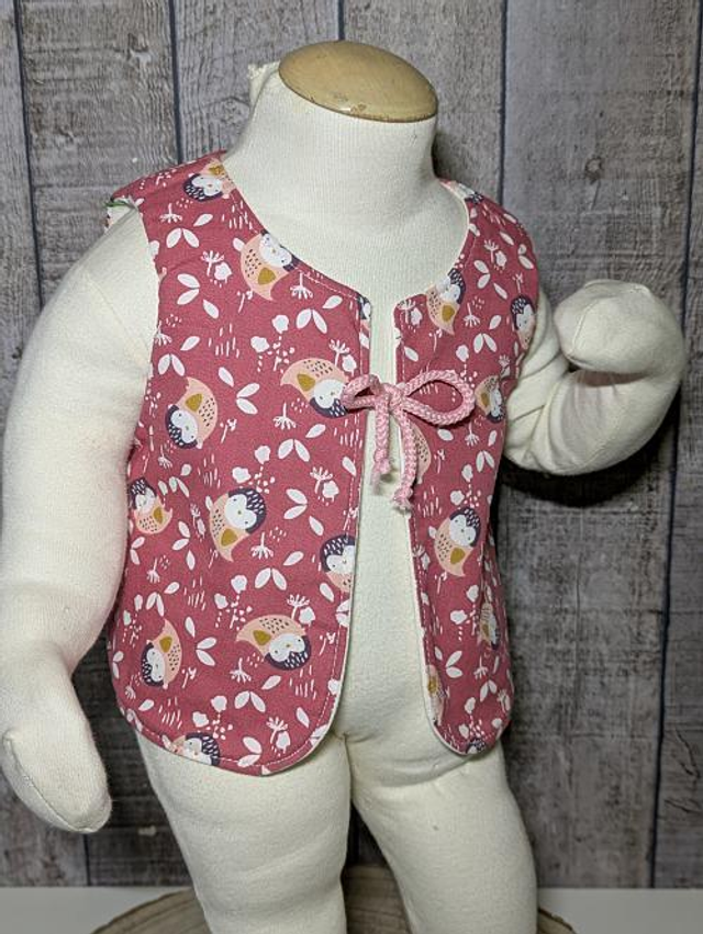 Gilet de berger 6 mois réversible