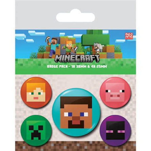 Minecraft: Faces Badge Pack 
