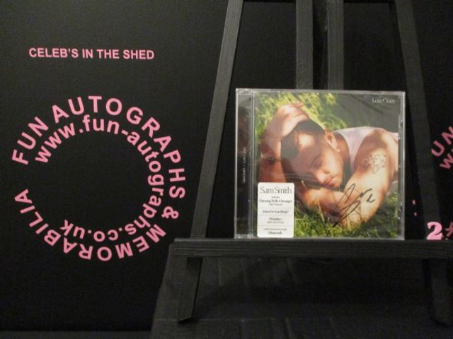 Sam Smith - 'Love Goes' Authentic Autographed Album Cover (2)