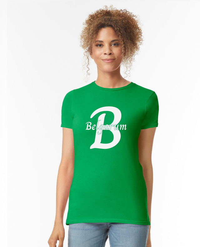 Belgarum Womens Softstyle Ringspun T-Shirt - Irish Green
