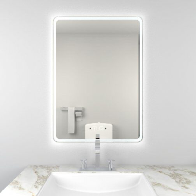 Kartell K-Vit Optima LED Illuminated Mirror With Bluetooth Speaker And Demister Pad – 700mm x 500mm