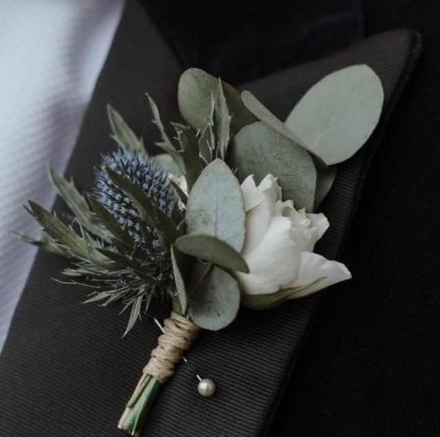 Boutonnière mariage  