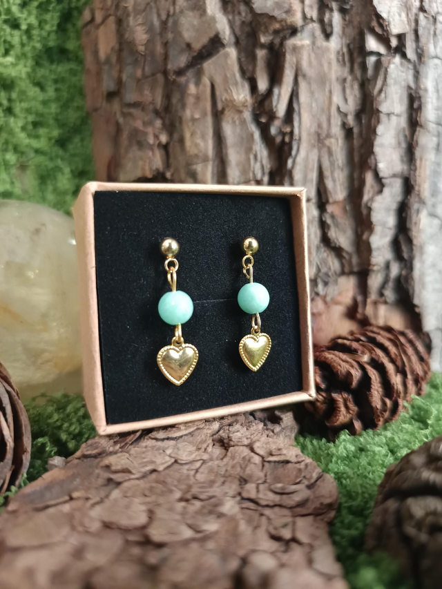 BOUCLES - SWEET LOVE (amazonite)