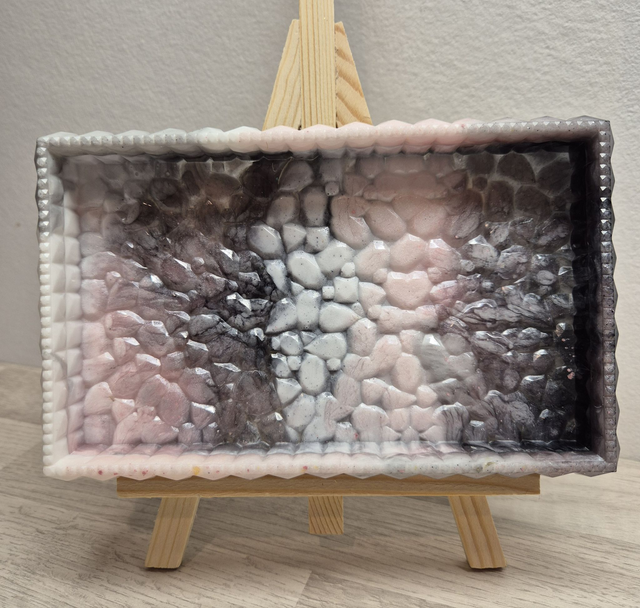 Vide poche rectangle cailloux