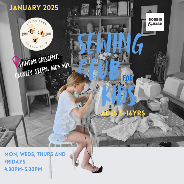 Little Bees Afterschool Sewing club JAN 2026