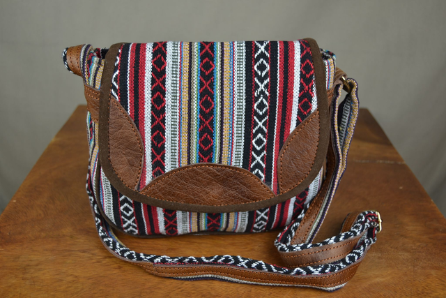 Sac à main ethnique.