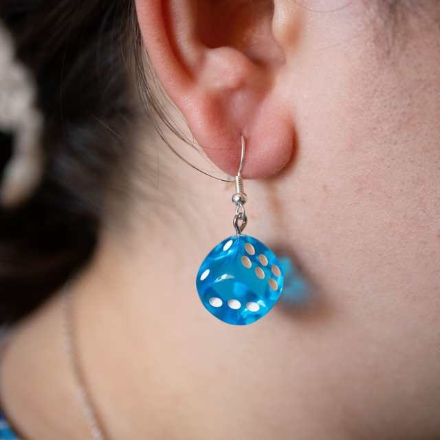 Boucle d'Oreille Dés