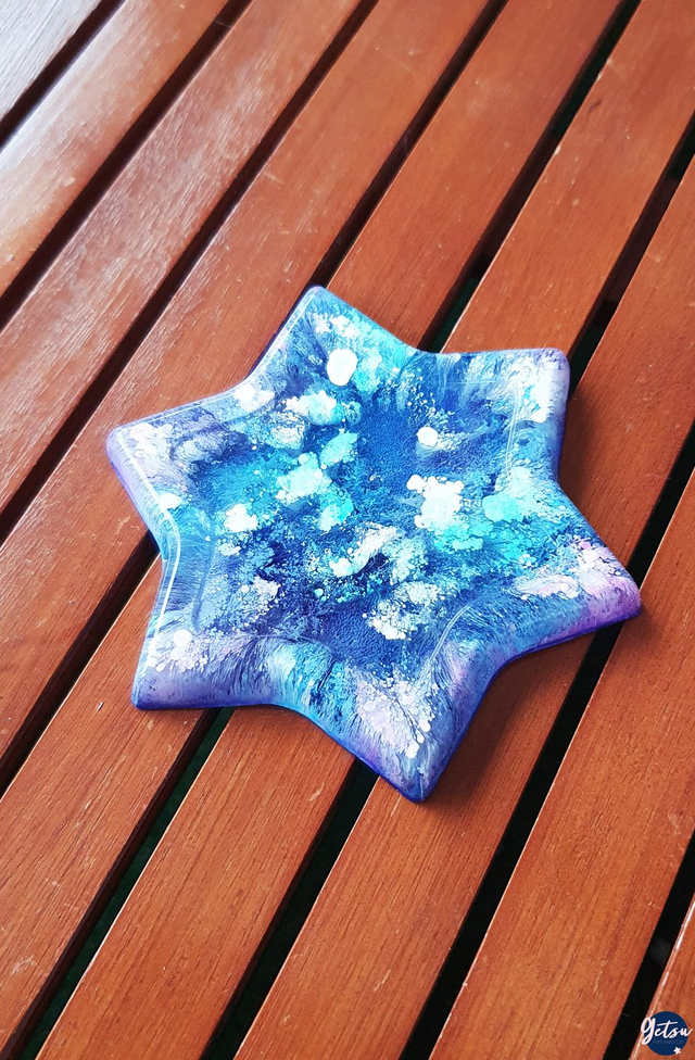 Sous-verre étoile nuage