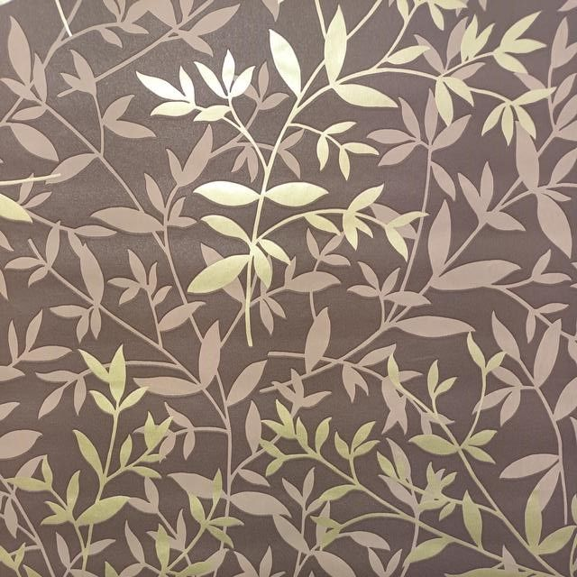 Brown/ Gold Leaf - 17614 - 003