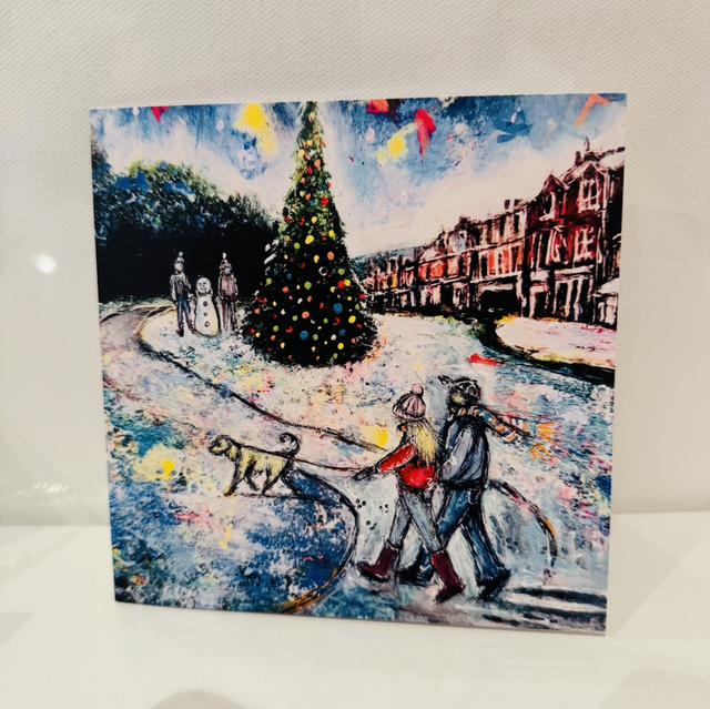 Christmas- card- Gala, Bank St. Gardens