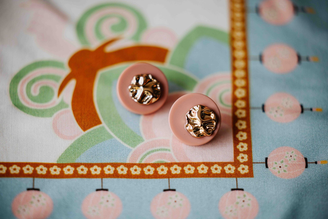 Mokpo Earrings - rose