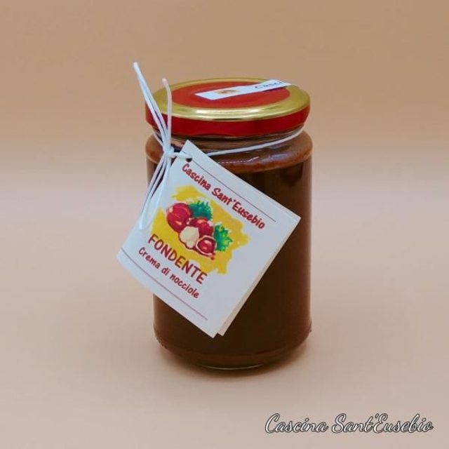 Crema di nocciole &quot;Fondente&quot; 320 g