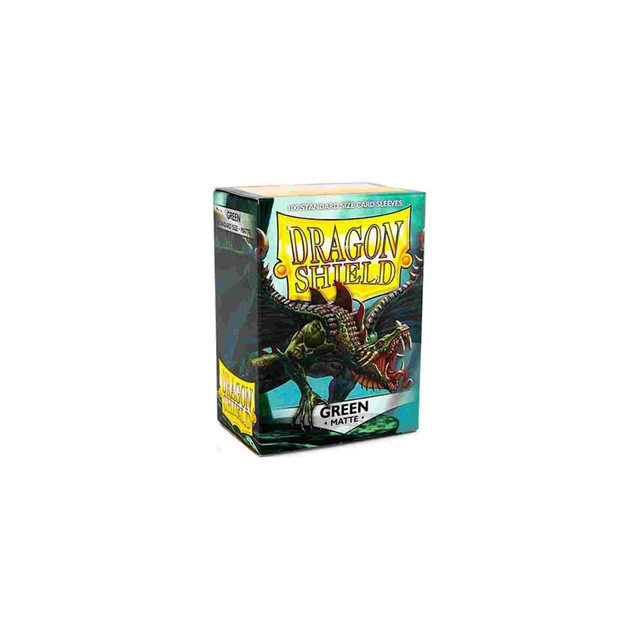 Dragon Shield Matte 100 Sleeves - Green 