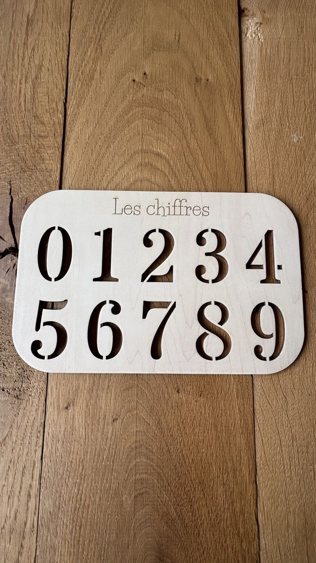 Pochoir &quot;Chiffres&quot;